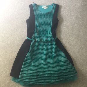 Blue and Navy Knitworks Dress